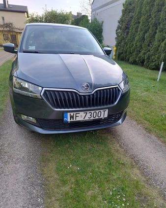 Skoda Fabia cena 47500 przebieg: 66250, rok produkcji 2019 z Warszawa małe 121